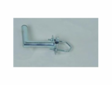 Držák antény na balkón s vinklem, galvanický zinek, délka 20cm