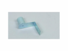 Držák antény na zeď mini, galvanický zinek, délka 8,5cm, výška 5cm