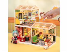 RoboTime 3D dřevěná skládačka Miniatura domečku Rychlé občerstvení