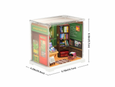 RoboTime 3D dřevěná skládačka Miniatura domečku mini Knihkupectví