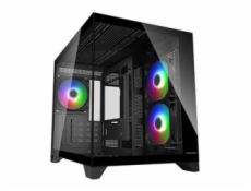 COUGAR PC skříň FV150 RGB Black Mini tower