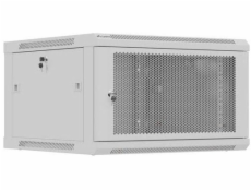 Lanberg Cabinet MONTÁŽNÍ RACKOVÁ SKŘÍŇ NÁSTĚNNÁ 19 6U 600X600 ŠEDÉ PERFOROVANÉ DVEŘE (PLOCHÉ BALENÍ)