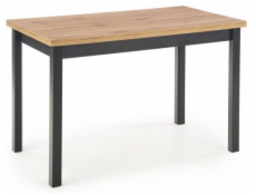 Kobaltový stůl, dub/černý, 120 cm x 68 cm x 77 cm