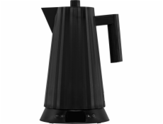 Alessi Plisse Wasserkocher schwarz mit Temperaturregelung