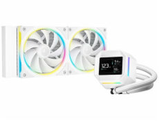DEEPCOOL Vodní chladič LM240 WH, ARGB, 2x 120mm, AM5, LGA1851, bílá