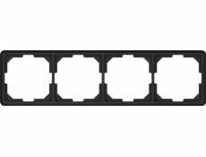 VILMA Čtyřmístný rám ST150, matně černý