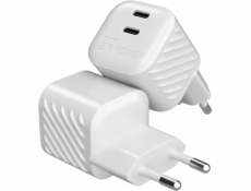 ER POWER 65W Dual Mini GaN Charger - White