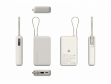 XIAOMI PowerBank 10000 (integrovaný kabel) 67W, hnědá