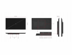 ViewSonic Flat Display CDE55G3-1C/55 /24-7/3840x2160/500cd/HDMI x 3/USB A x 2/USB-C/RJ45/RS232/repro10Wx2