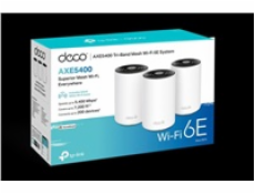 BAZAR - TP-Link Deco XE75(3-pack) WiFi6E Mesh (AXE5400, 2,4GHz/5GHz/6GHz,3xGbELAN/WAN) - Rozbaleno (Komplet)