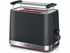 Bosch TAT4M223 toustovač 4 2 krajíců 950 W Černá, Nerezová ocel