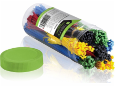 Techly Organizér na kabelové stahovací pásky , různé barvy, 600 kusů (ISWT-SET-CL600T)