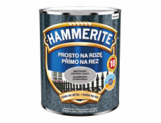 Barva na kov Hammerite Straight On Rust kladivo stříbrně šedá 0,7 l