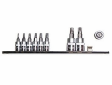 Jonnesway Sada nástrčných klíčů Torx s otvorem 1/4 3/8 T10-T50, 9dílná (S08H23TS9S)