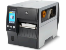 Zebra ZT411 (černá/šedá, 203 dpi, EPL, ZPL, ZPL II, USB, LAN, RS232, Bluetooth, řezačka)