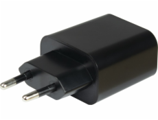 Inter-Tech Nabíječka PD-2020, USB-C nabíječka (černá, bez kabelu, PD 20 wattů, Quick Charge 3.0)