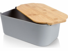 Vilde Chlebník s bambusovou deskou, šedý 259302