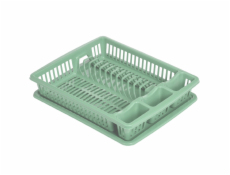 Odkapávač na nádobí plast 46 x 36,5 x 8 cm zelená KO-024001700zele