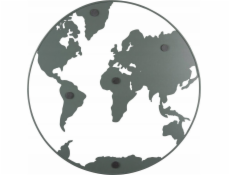 Masterkidz Kovová nástěnka na poznámky, ve tvaru Země, SVĚT, O 50 cm