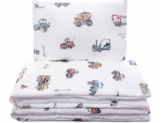 VABINOVÁ SOUPRAVA SATÉNOVÉ BAVLNĚNÉ POVLEČENÍ 100X135CM STROJ