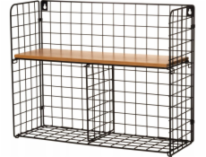 Kovová kancelářská police 45 x 15,5 x 35,5 cm