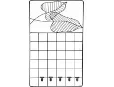 4Living Kovová mřížkovaná tabule na poznámky, 38 x 60 cm