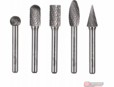 Milwaukee Sada 5dílné TCT frézy na řezání kovu 6 x 12,7 mm.