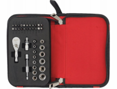 Milwaukee Sada ráčnových ořechů a bitů MILWAUKEE, 39dílná.