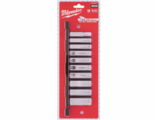 Milwaukee MILWAUKEE SADA ZÁSUVEK 10 ks 3/8 METRIC DLOUHÝ