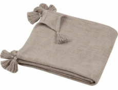 Beliani Bavlněná deka SANCHEZ s třásněmi, 125 x 150 cm