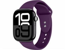 Crong Liquid - řemínek pro Apple Watch 38/40/41/42 mm (švestkový)