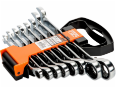 Bahco Bahco Terkšliniu reversiniu raktu rinkinys 8 vnt, su fiksavimo žiedeliu, 8-10-11-12-13-14-17-19mm