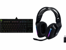 Logitech Modrá klávesnice G PRO GX (920-009392) + černá klávesnice G733 Lightspeed (981-000864)