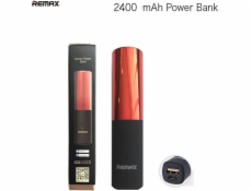Remax Powerbanka Powerbanka Remax LipMax 2400mAh - Lupdažis, Raudonas