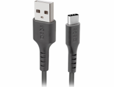 SBS Mobile USB kabel USB-A - USB-C 2 m černý