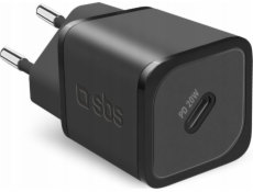 SBS Mobile Mobilní nabíječka SBS PD 20W USB-C GaN černá
