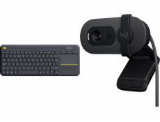 Klávesnice Logitech K400 Plus (920-007145) + Brio 100 (960-001585)