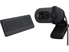 Klávesnice Logitech K650 Signature Keyboard (920-010945) + Brio 100 (960-001585)