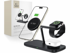 Tech-Protect Bezdrátová nabíječka QI15W-A45 3v1 s magnetickým konektorem MAGSAFE, černá