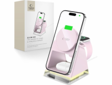 TECH-PROTECT QI15W-A43 3V1 MAGNETICKÁ MAGSAFE BEZDRÁTOVÁ NABÍJEČKA BABY RŮŽOVÁ