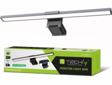 Techly Dotyková LED lampa 5W pro monitor, počítač, USB, technicky nastavitelná, stmívatelná