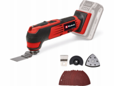 Einhell Power X-Change akumulátorový multifunkční nástroj TE-MG 18/1 Li-Solo, 18 V (červeno-černý, bez baterie a nabíječky, vč. příslušenství)