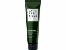Lazartigue Nourish 2v1 Extrémně vyživující čisticí balzám s bambuckým máslem šampon na vlasy 150ml