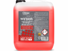 Clinex Tekutý koncentrát na čištění dlaždic, podlah a stěn v koupelnách a sanitárních zařízeních CLINEX W3 Sanit 5L Tekutý koncentrát na čištění dlaždic, podlah a stěn v koupelnách a sanitárních zaříz