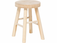 Dřevěný taburet NYAR, O 28 cm