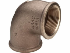 Viega Koleno 90° 1 1/2 bronz / lesklý Trubkový spoj