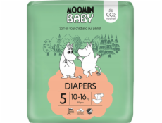 MOOMIN Baby, Pleny 5 MAXI (10-16 kg), 40 ks. EKO