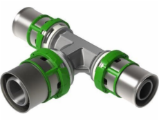 Comap Redukční T-kus MultiSkin s lisovacím uchycením, mosaz/cínovaný, 20x26x20