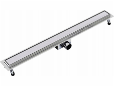 SpiroFlex 700 liniový sprchový žlab AQUA STEEL LA s leštěným roštem SZGM (S)