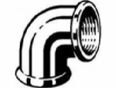 Viega Luk 90  1 1/4 hnědý